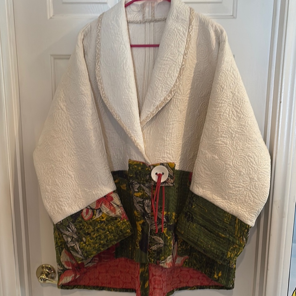 Elegant Patchwork Women's Coat